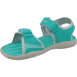 Sandały New Balance Jr K2004GRG niebieskie zielone 1