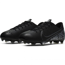 Buty piłkarskie Nike Mercurial Vapor 13 Academy FG/MG Jr AT8123 001 czarne 3