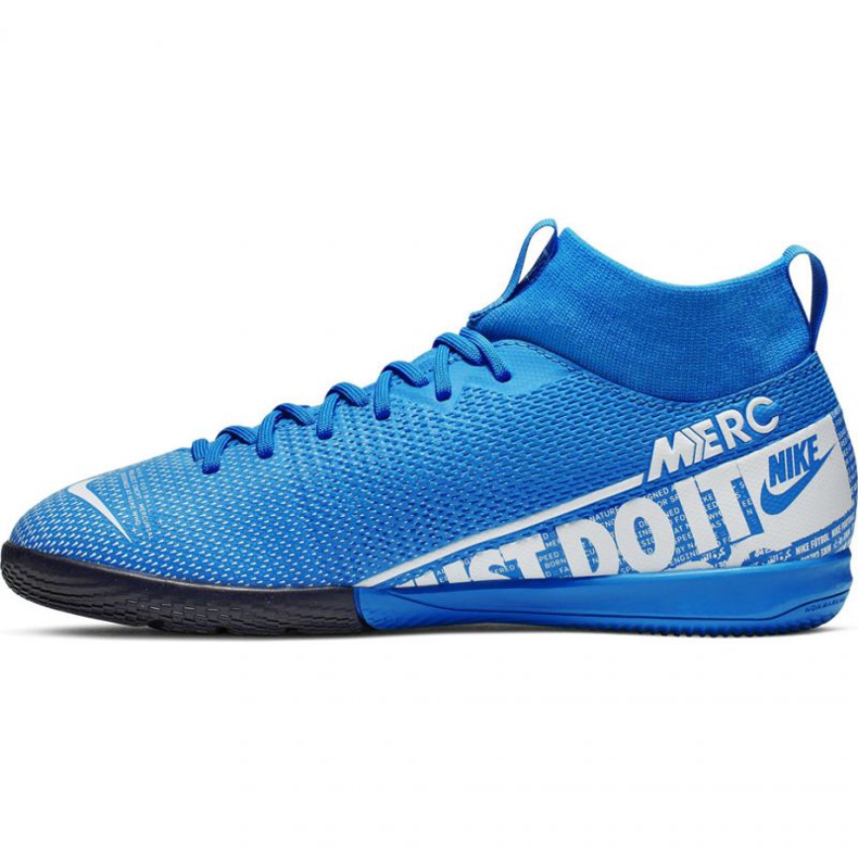 Buty piłkarskie Nike Mercurial Superfly 7 Academy Ic Jr AT8135 414 wielokolorowe niebieskie 1