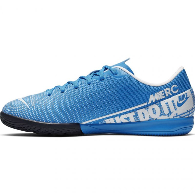 Buty piłkarskie Nike Mercurial Vapor 13 Academy Ic Jr AT8137-414 niebieskie niebieskie 1