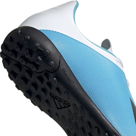 Buty piłkarskie adidas X 19.4 Tf Jr F35347 niebieskie wielokolorowe 4