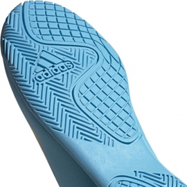 Buty piłkarskie adidas X 19.4 In Jr F35352 niebiesko białe wielokolorowe niebieskie 4