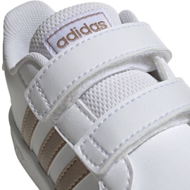 Buty adidas Grand Court I Jr EF0116 białe 4