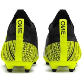 Buty piłkarskie Puma One 5.3 Fg Ag Jr 105657 03 żółte żółte 5