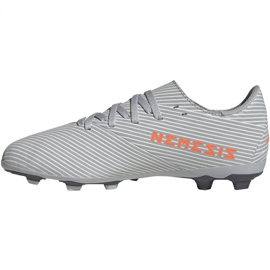 Buty piłkarskie adidas Nemeziz 19.4 FxG Jr EF8305 wielokolorowe szare 2