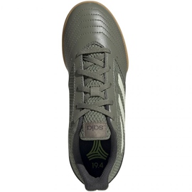 Buty piłkarskie adidas Predator 19.4 In Jr EF8224 zielone zielone 1