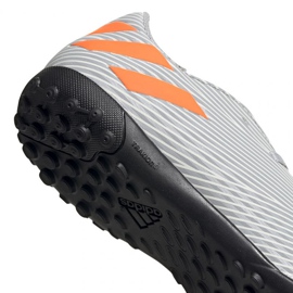 Buty piłkarskie adidas Nemeziz 19.4 Tf Jr EF8306 wielokolorowe szare 4