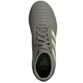 Buty piłkarskie adidas Predator 19.3 In Jr EF8219 odcienie szarości 1