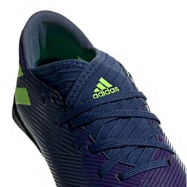 Buty piłkarskie adidas Nemeziz Messi 19.3 Tf Jr EF1811 granatowe czarne 3