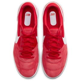 Buty halowe Nike Premier Sala Ic M AV3153-611 pomarańcze i czerwienie czerwone 3