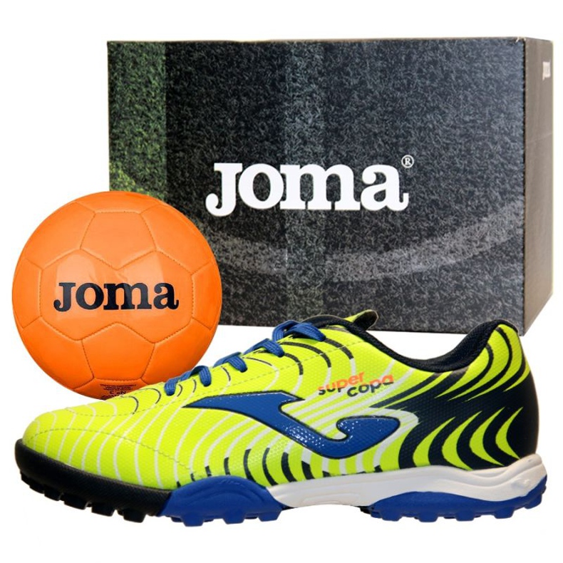 Buty piłkarskie Joma Super Copa Jr 2011 Tf Jr SCJS.2011.TF żółte żółte 1
