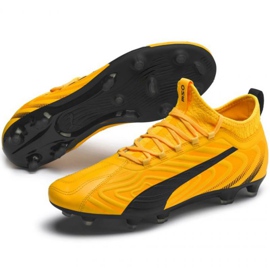 Buty piłkarskie Puma One 20.3 Fg Ag M 105826 01 żółte żółte 3