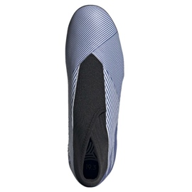 Buty piłkarskie adidas Nemeziz 19.3 Ll Tf M EG7252 białe niebieskie 1