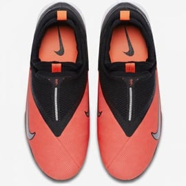 Buty halowe Nike Phantom Vsn 2 Academy Df Ic Jr CD4071-606 czerwone pomarańcze i czerwienie 1