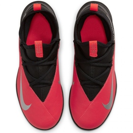 Buty piłkarskie Nike Phantom Vsn 2 Club Df Tf Jr CD4079-606 pomarańcze i czerwienie czerwone 1