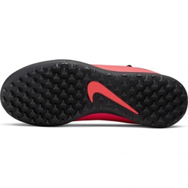 Buty piłkarskie Nike Phantom Vsn 2 Club Df Tf Jr CD4079-606 pomarańcze i czerwienie czerwone 5