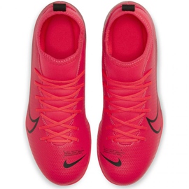 Buty piłkarskie Nike Mercurial Superfly 7 Club FG/MG Jr AT8150-606 czerwone pomarańcze i czerwienie 1