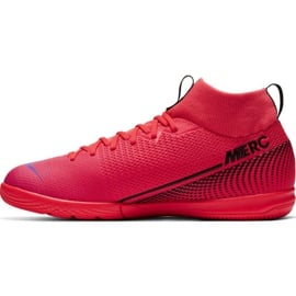Buty halowe Nike Mercurial Superfly 7 Academy Ic Jr AT8135-606 pomarańcze i czerwienie czerwone 4