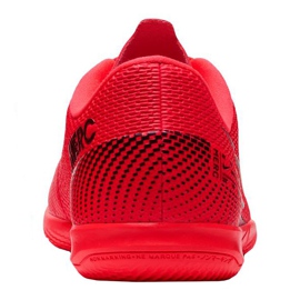 Buty Nike Vapor 13 Academy Ic Jr AT8137-606 czerwone pomarańcze i czerwienie 4
