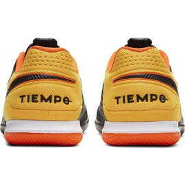 Buty halowe Nike Tiempo React Legend 8 Pro Ic M AT6134-008 czarne wielokolorowe 4