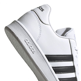 Buty adidas Grand Court K Jr EF0103 białe 3