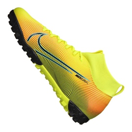 Buty Nike Superfly 7 Academy Mds Tf Jr BQ5407-703 wielokolorowe żółcie 4