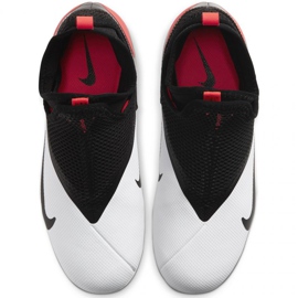 Buty piłkarskie Nike Phantom Vsn 2 Academy Df FG/MG Jr CD4059-106 białe białe 1