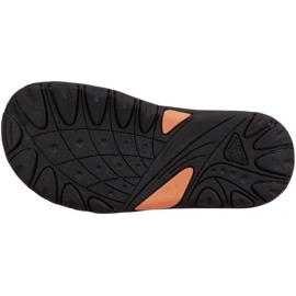 Sandały Kappa Symi T Footwear Jr 260685T 1144 czarne pomarańczowe 3