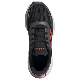 Buty adidas Tensaur Run K Jr EG4124 czarne pomarańczowe 1
