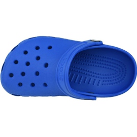Klapki Crocs Crocband Clog K Jr 204536-4JL niebieskie szare 2