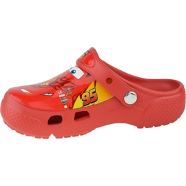 Klapki Crocs Fun Lab Cars Clog Jr 204116-8C1 czerwone 1