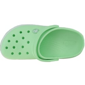 Klapki Crocs Crocband Clog K Jr 204537-3TI zielone 2