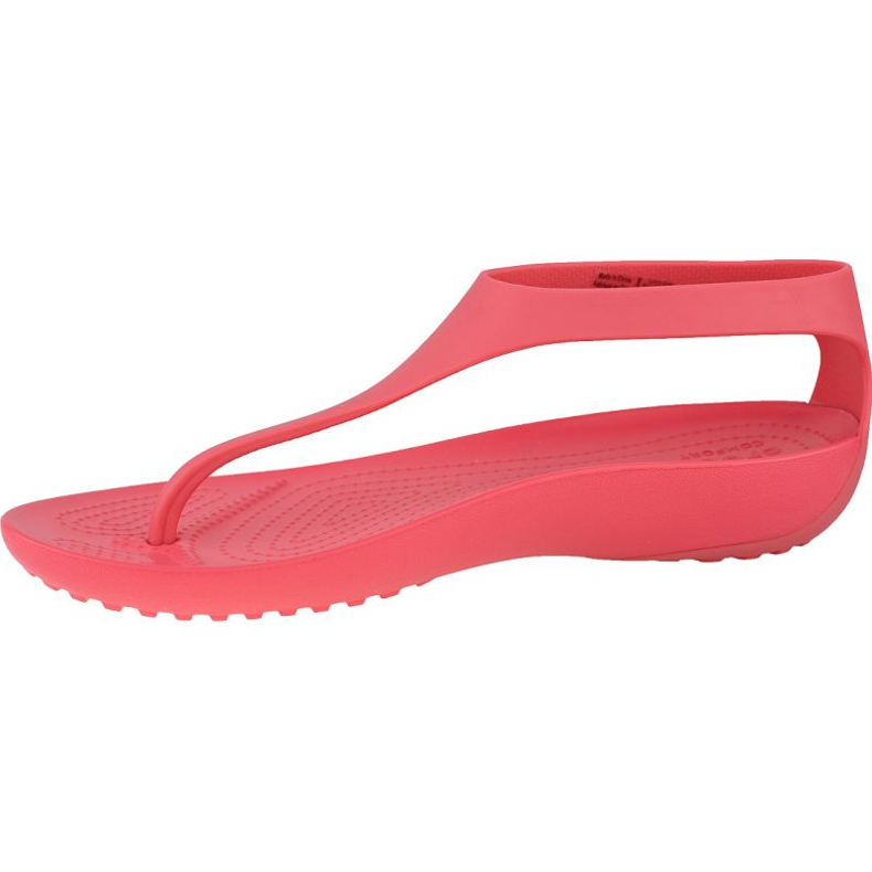 Sandały, japonki Crocs Serena Flip W 205468-611 czerwone 1