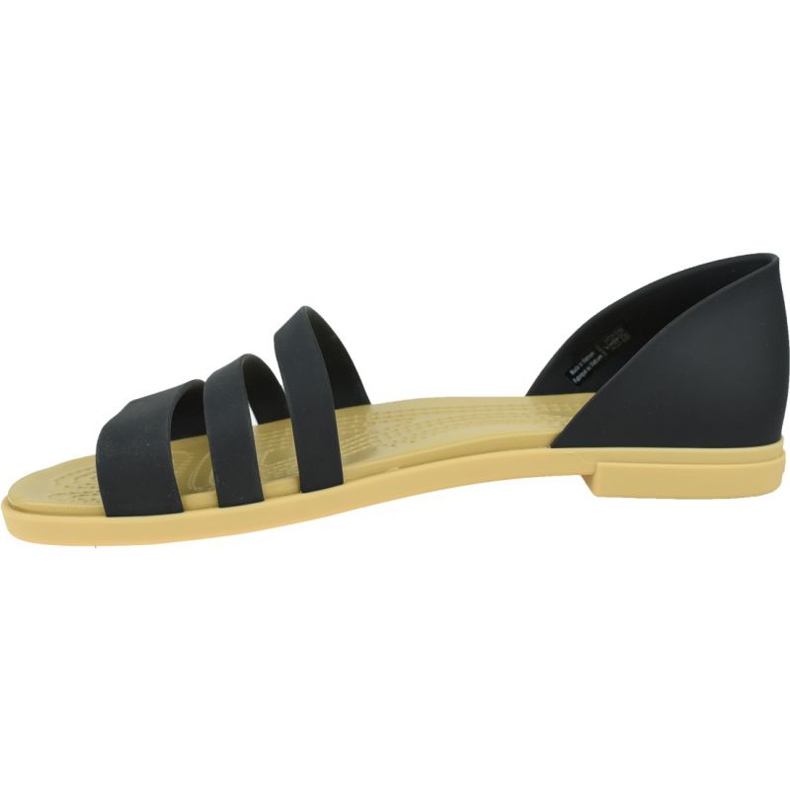 Sandały Crocs Tulum Open Flat W 206109-00W czarne 1