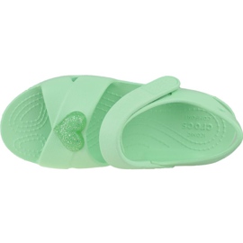 Sandały Crocs Classic Cross-Strap Sandal K 206245-3TI ['niebieski'] zielone 2