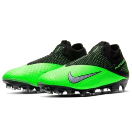 Buty piłkkarskie Nike Phantom Vsn 2 Elite Df Fg M CD4161 036 zielone wielokolorowe 2