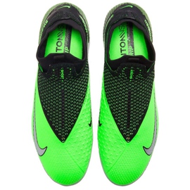 Buty piłkkarskie Nike Phantom Vsn 2 Elite Df Fg M CD4161 036 zielone wielokolorowe 3