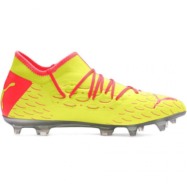 Buty piłkarskie Puma Future M 5.3 Netfit Osg Fg Ag 105936 01 czerwone pomarańczowe 1