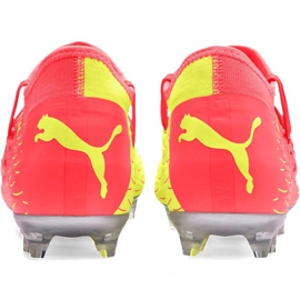 Buty piłkarskie Puma Future M 5.3 Netfit Osg Fg Ag 105936 01 czerwone pomarańczowe 4
