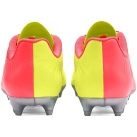 Buty piłkarskie Puma One Jr 20.4 Osg Fg Ag 105973 01 czerwone żółcie 4