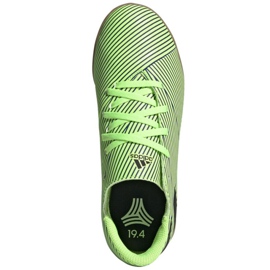 Buty halowe adidas Nemeziz 19.4 In Jr FV4012 zielone wielokolorowe 2