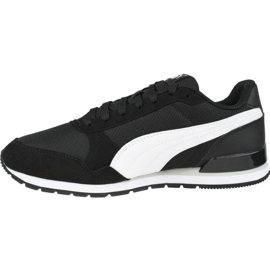Buty Puma St Runner v2 Mesh Jr 367135-06 białe czarne 1