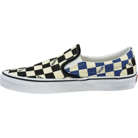 Buty Vans Classic Slip-On Big Check M VN0A4U38WRT beżowy czarne niebieskie wielokolorowe 1
