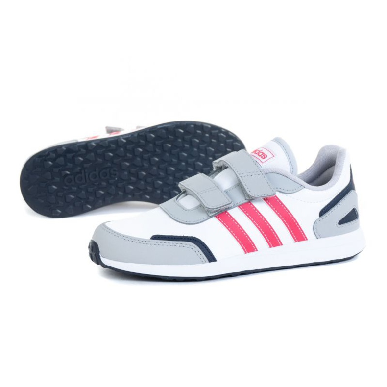 Buty adidas Vs Swith 3 C FW9309 białe pomarańczowe 1