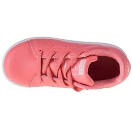 Buty adidas Stan Smith El K EF4928 różowe szare 2