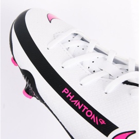 Buty piłkarskie Nike Phantom Gt Club FG/MG Jr DC9466-160 białe białe 4