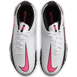 Buty piłkarskie Nike Phantom Gt Academy Tf Jr CK8484-160 białe wielokolorowe 4