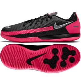 Buty piłkarskie Nike Phantom Gt Academy Ic Jr CK8480-006 czarne wielokolorowe 1
