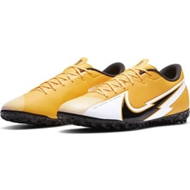 Buty piłkarskie Nike Mercurial Vapor 13 Academy Tf M AT7996 801 czarny, pomarańczowy, żółty żółcie 1