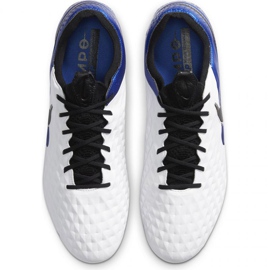 Buty piłkarskie Nike Tiempo Legend 8 Elite M Fg AT5293 104 białe wielokolorowe 1